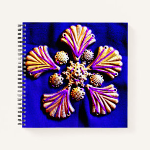 Cuaderno Leaf Embroidery