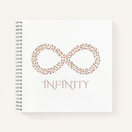 Cuaderno Leaf Infinity Symbol Wall Hanging