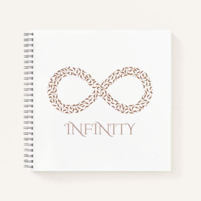 Cuaderno Leaf Infinity Symbol Wall Hanging (Anverso)