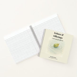 Cuaderno Leaf Reflection Journal - Ecos y ofertas