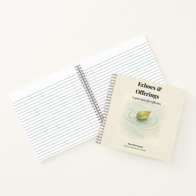 Cuaderno Leaf Reflection Journal - Ecos y ofertas (Interior)