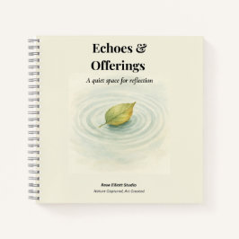 Cuaderno Leaf Reflection Journal - Ecos y ofertas