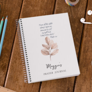 Cuaderno Leafy Bible Verse Prayer Journal