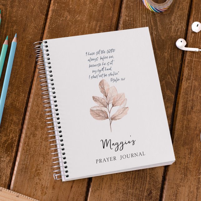 Cuaderno Leafy Bible Verse Prayer Journal (Subido por el creador)