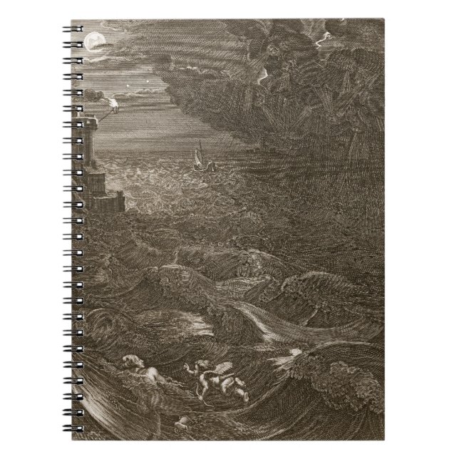 Cuaderno Leander nada sobre el Hellespont para resolver su (Frente)