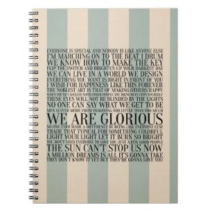 Cuaderno Lecciones de la vida de un Showman