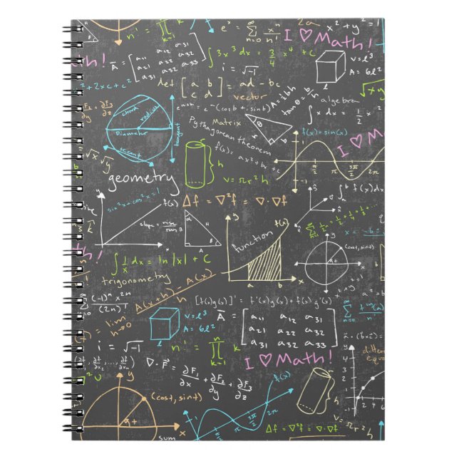 Cuaderno Lecciones de matemáticas (Frente)