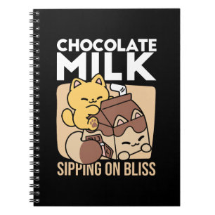 Cuaderno Leche de Chocolate Sorbiendo Felicidad – Comida pa