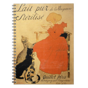 Cuaderno "Leche esterilizada pura del La Vingeanne", 1894