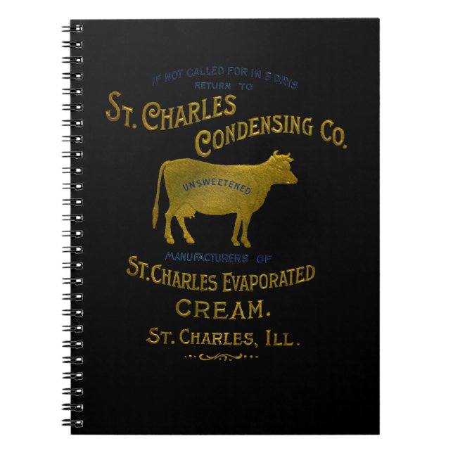 Cuaderno LECHE LÁCTEA LECHE LÁCTEA DE St Charles Illinois 1 (Frente)