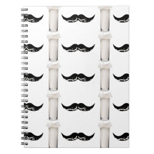 Cuaderno Leche Mustache