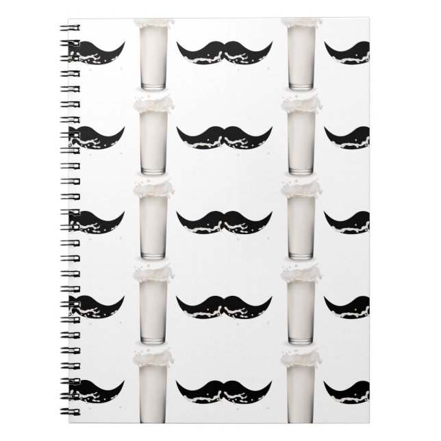 Cuaderno Leche Mustache (Frente)