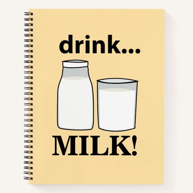 Cuaderno Leche para beber leche (Anverso)