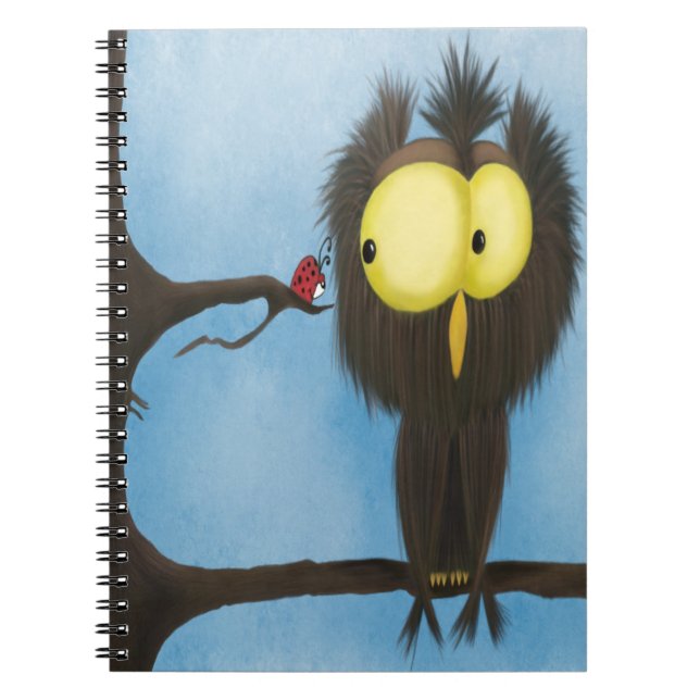 Cuaderno Lechuza Adorable Y Colorida Oliver (Frente)