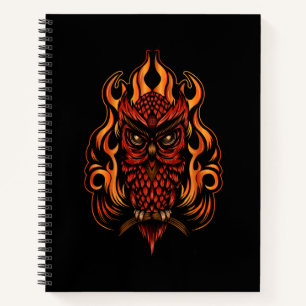 Cuaderno Lechuza de Fuego