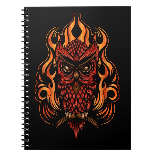 Cuaderno Lechuza de Fuego (Frente)