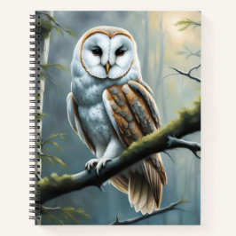 Cuaderno Lechuza de Granero en el Bosque