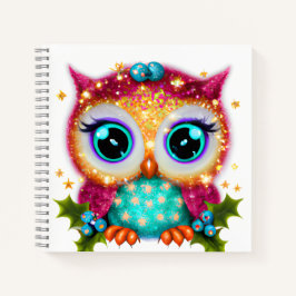 Cuaderno Lechuza Kawaii dulce y adorable