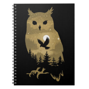 Cuaderno Lechuza nocturna Silhouette