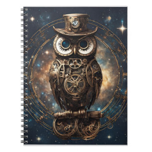 Cuaderno Lechuza Steampunk