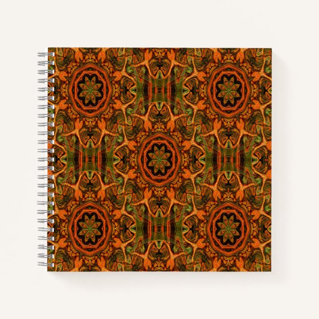 Cuaderno Lechuzas y flores..... (Anverso)
