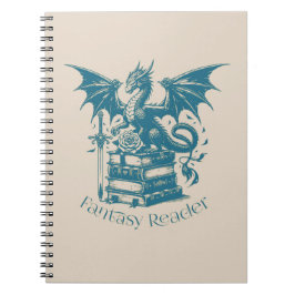 Cuaderno Lector de fantasía de Dragon and Books