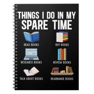 Cuaderno Lector de libros divertidos que adoran el humor