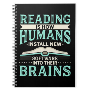 Cuaderno Lector de regalo leyendo nuevo cerebro