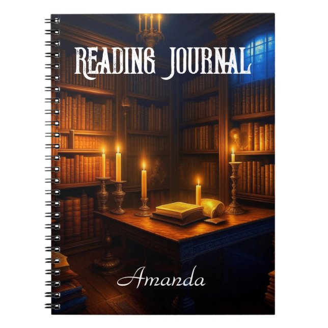 Cuaderno Lectura del humor negro de la vieja biblioteca (Frente)