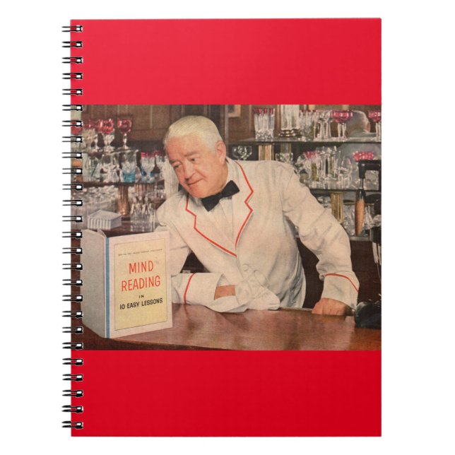 Cuaderno lectura mental en el bar (Frente)