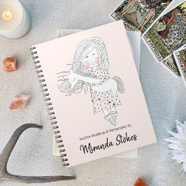 Cuaderno Lecturas intuitivas de Magia Unicornio Corazón Ros