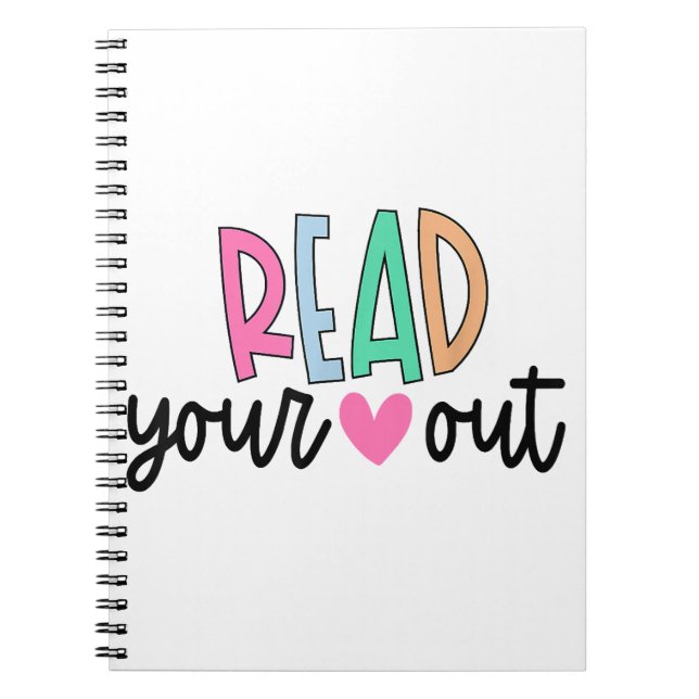 Cuaderno Lee tu corazón adorable para mujeres profesoras am (Frente)
