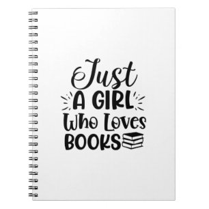 Cuaderno Leer arte es sólo un Chica que ama los libros