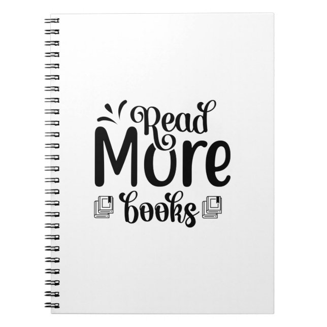 Cuaderno Leer arte Leer más libros (Frente)