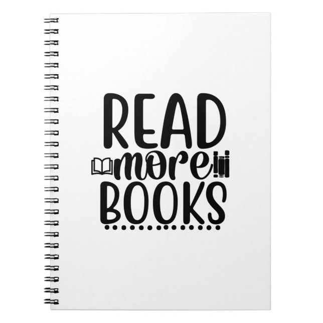 Cuaderno Leer arte Leer más libros (Frente)