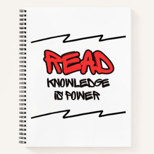 Cuaderno Leer el conocimiento es poder