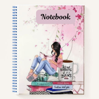 Cuaderno Leer es mi lugar feliz - portátil