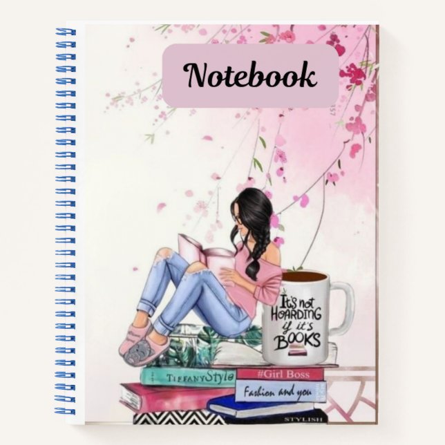 Cuaderno Leer es mi lugar feliz - portátil (Anverso)