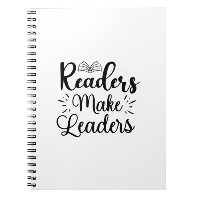 Cuaderno Leer lectores de arte hace líderes (Frente)