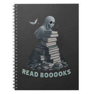 Cuaderno Leer libros, libros de lectura de Ghost