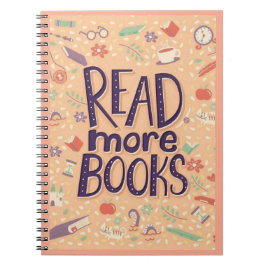 Cuaderno leer más libros "cuaderno"