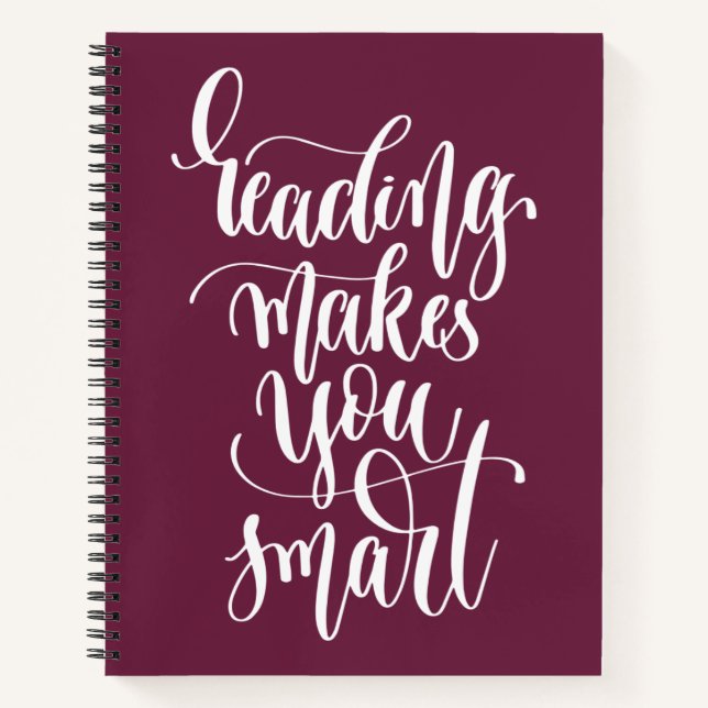 Cuaderno Leer te hace más inteligente (Anverso)