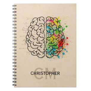 Cuaderno Left And Right Human Brain Personalize