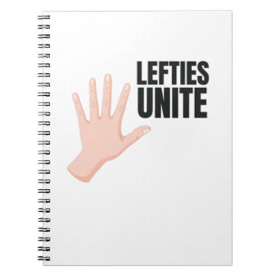 Cuaderno Lefties uniendo el regalo a la izquierda