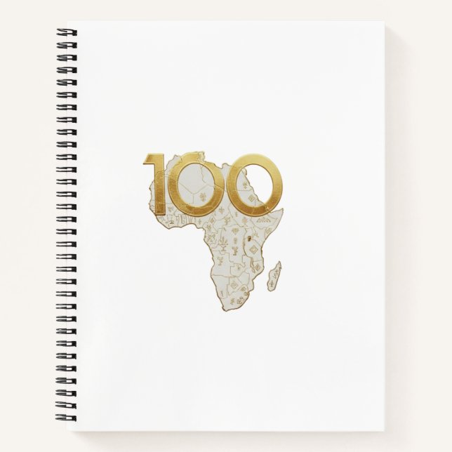 Cuaderno Legado Centenario de África Dorada - 100 Años de E (Anverso)