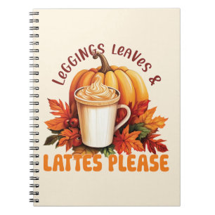 Cuaderno Leggencias, hojas y latas por favor - Estética de 