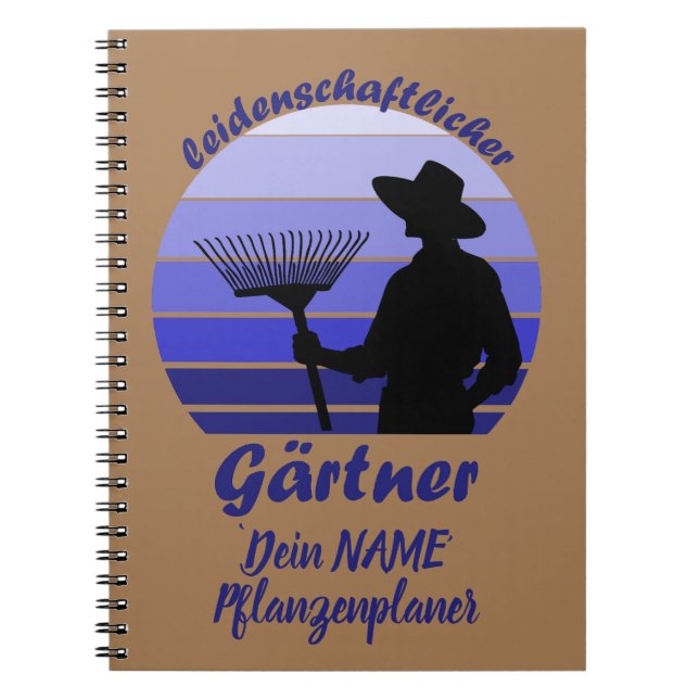 Cuaderno leidenschaftlicher Gärtner, plant dad (Frente)