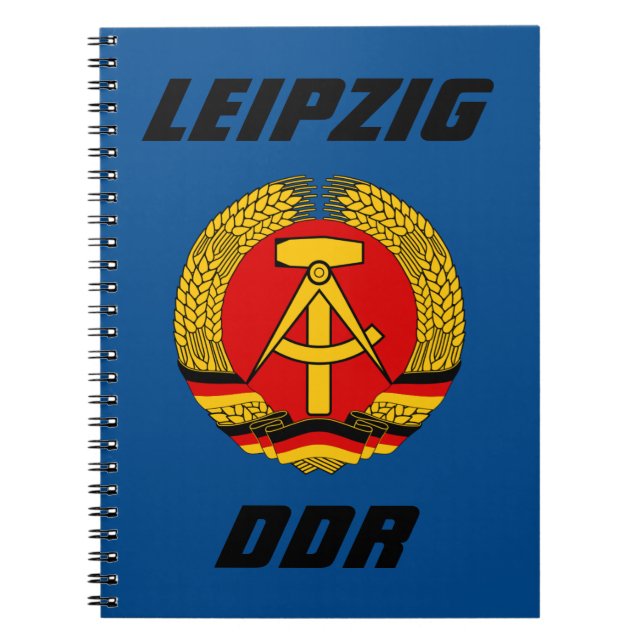 Cuaderno Leipzig, DDR - Alemania Oriental (Frente)