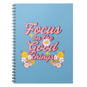 Cuaderno Lema de Nature Soul   Centrarse en las cosas buena