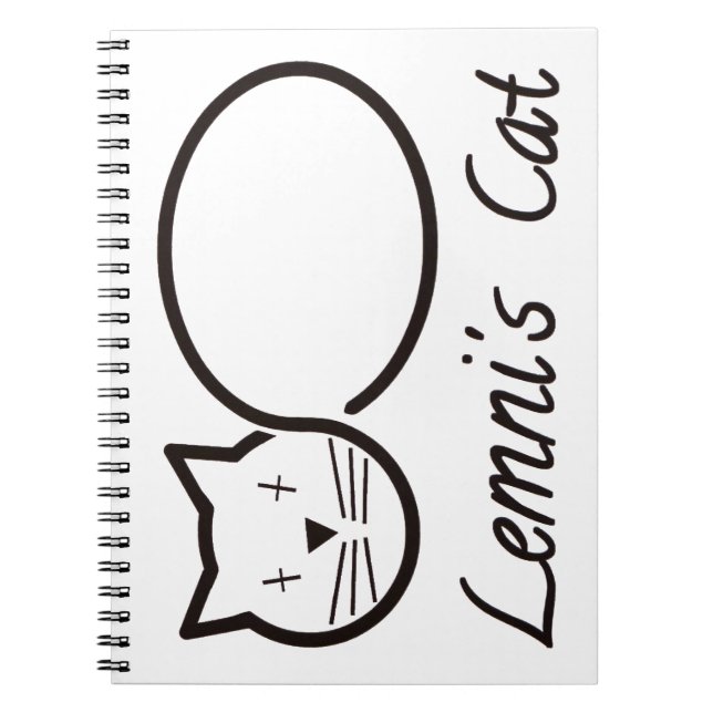 Cuaderno lemniscate le chat de lemni (Frente)